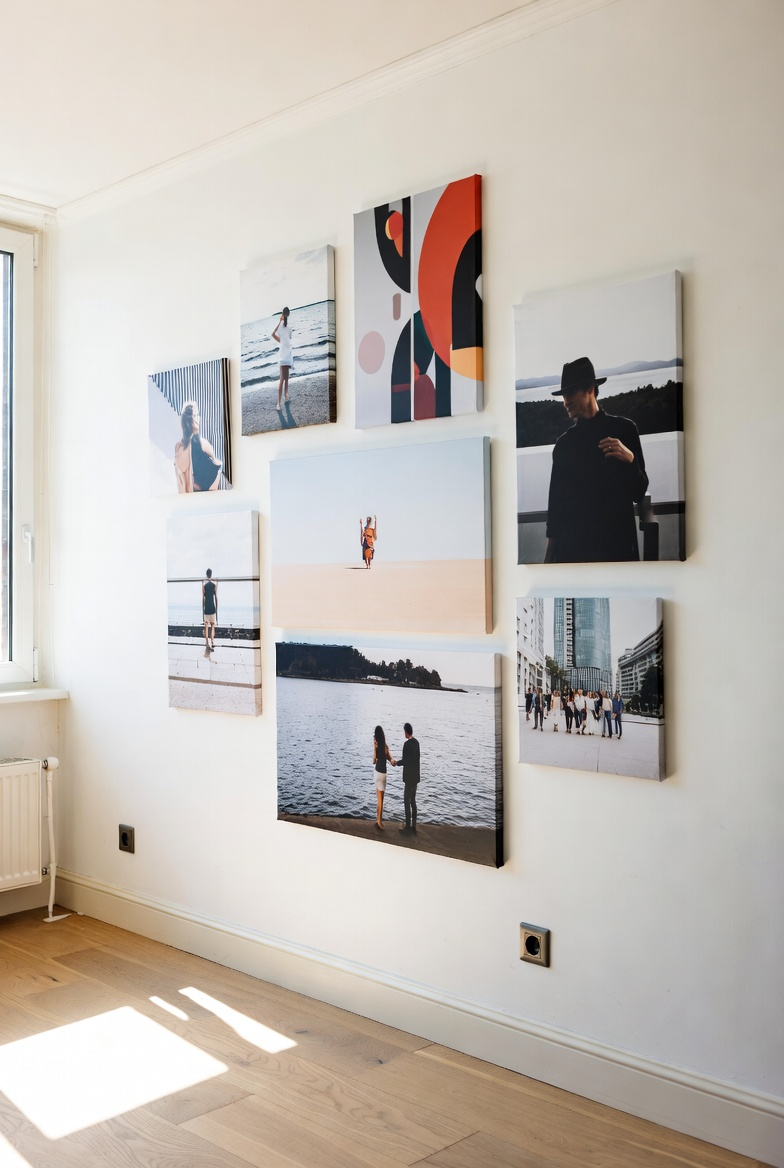 Fotodrobės interjere: emocinė ir estetinė namų transformacija